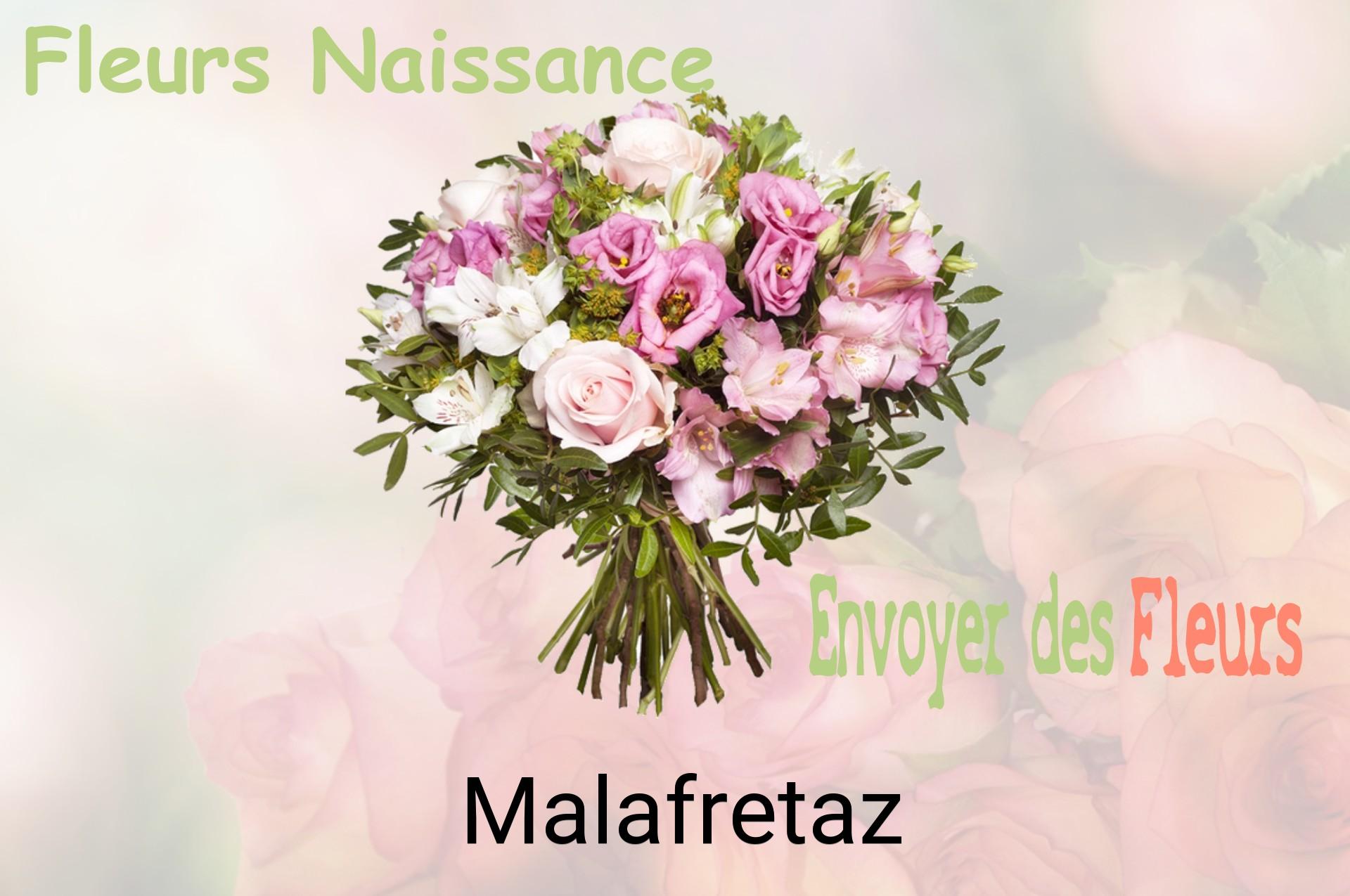 Bouquet de fleurs de naissance livré à Malafretaz